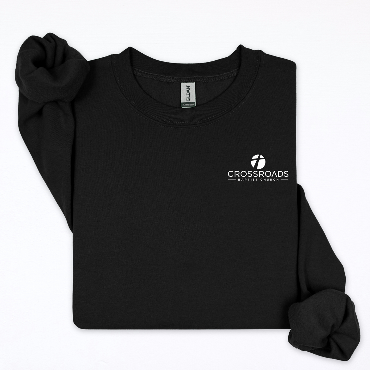 Crossroads Baptist Church-Pocket Logo WHITE