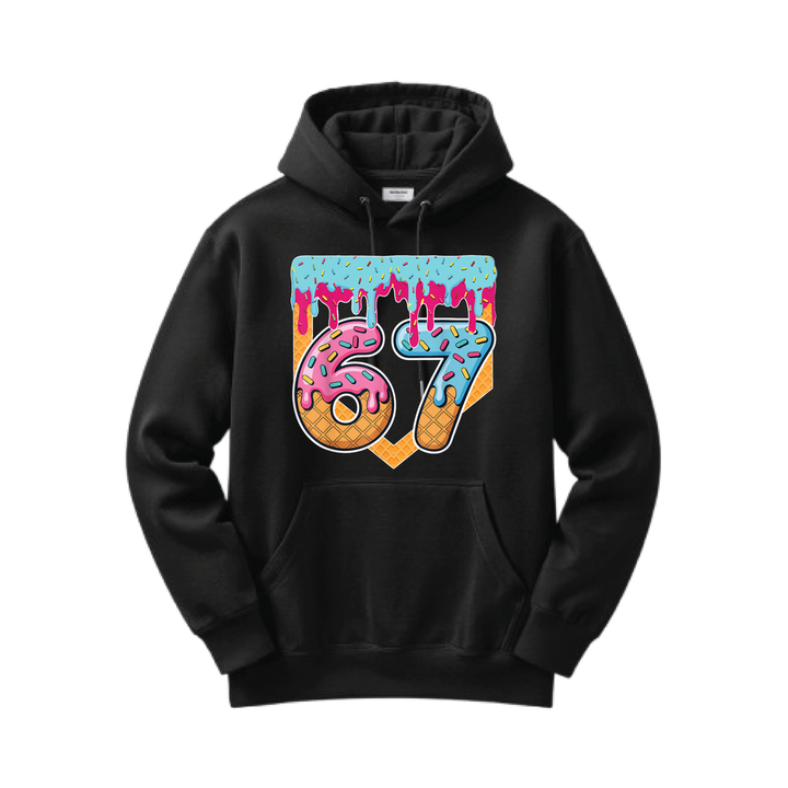 6-7 Home plate drip Hoodie
