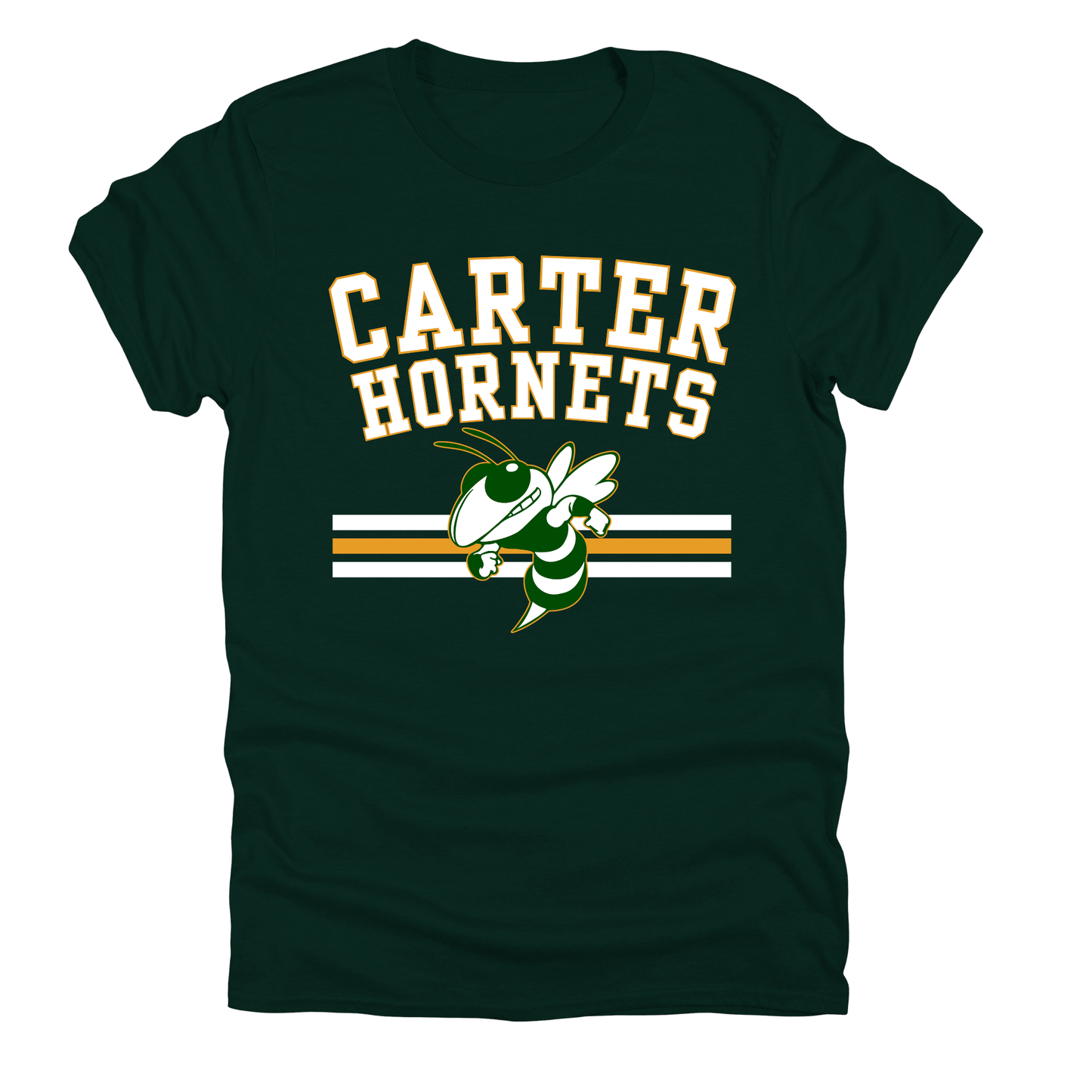 Carter Hornets Gold and White