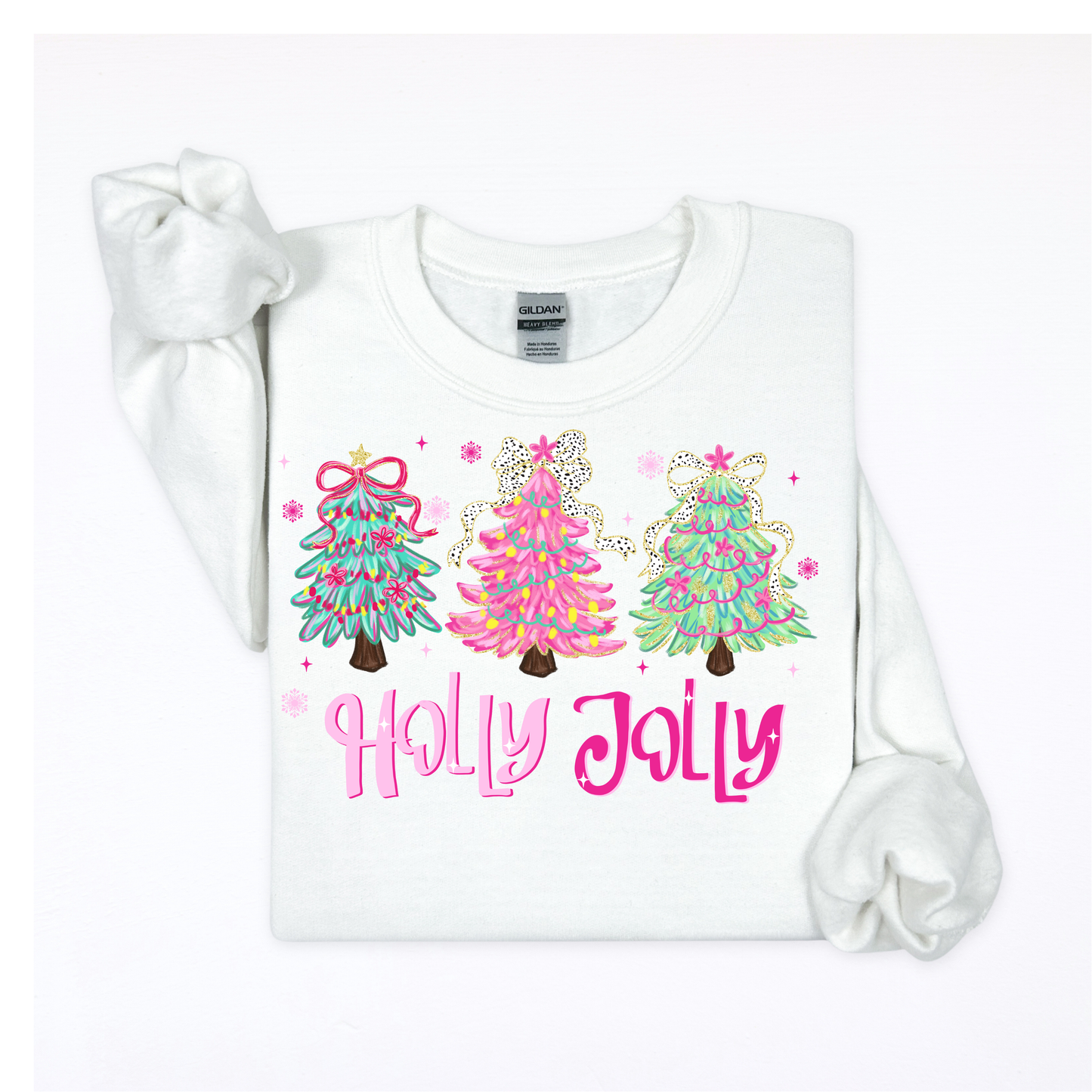 Holly Jolly Pink Crew Neck
