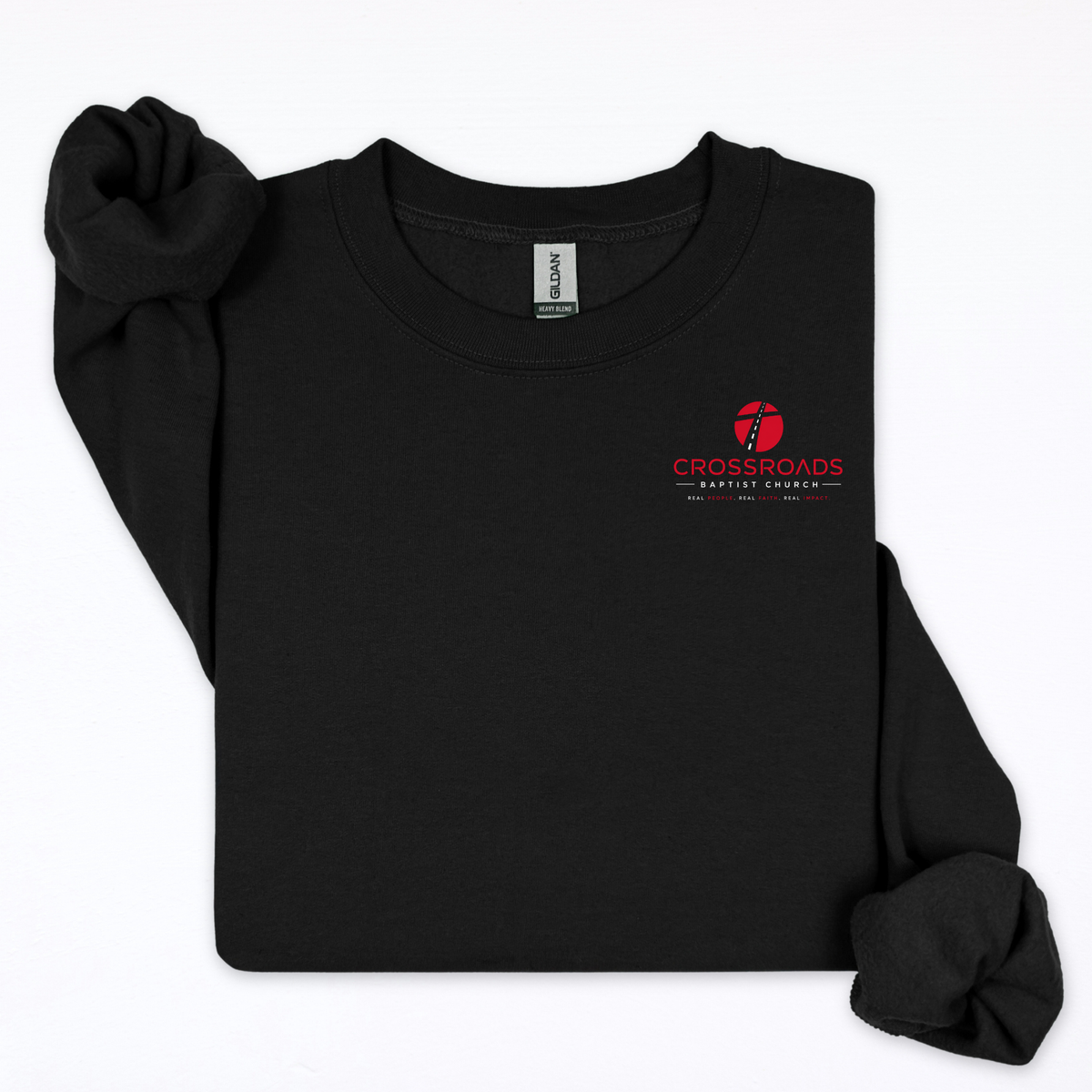 Crossroads Baptist Church- Pocket Logo RED