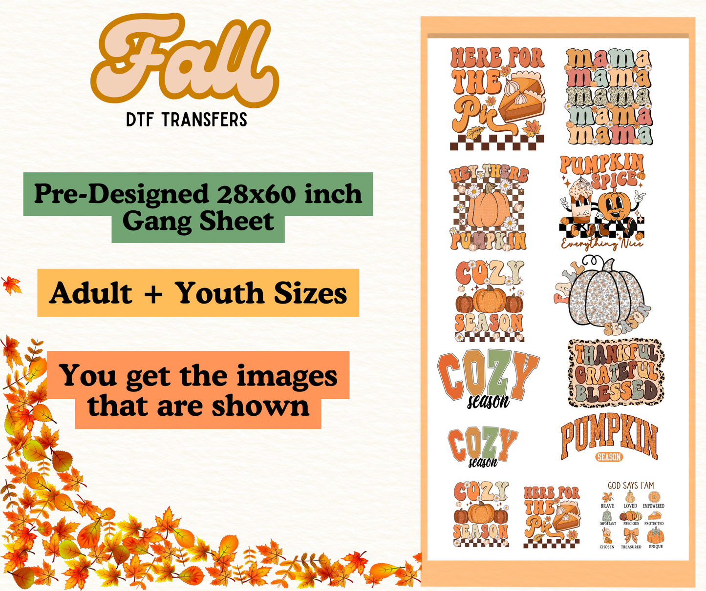 ThanksGiving Transfer Pack