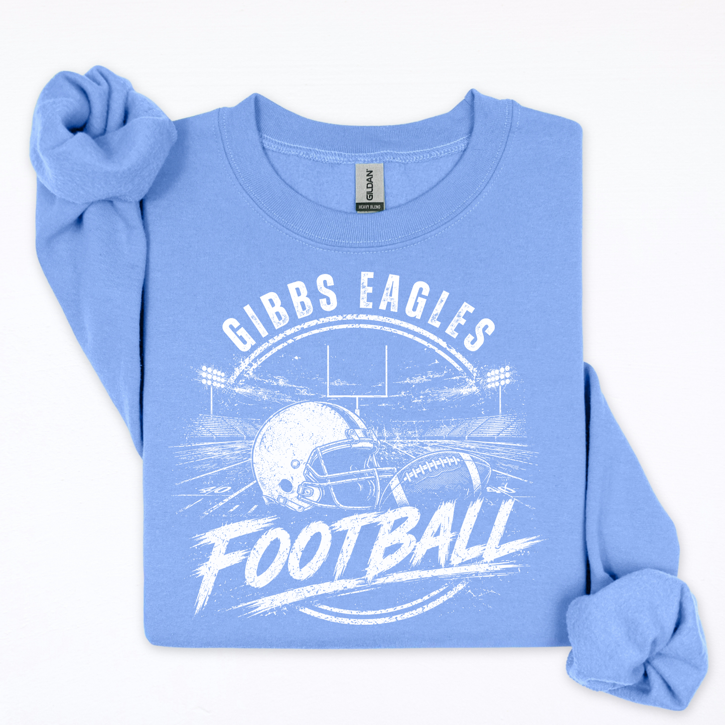 Gibbs Eagles Distressed Football Field