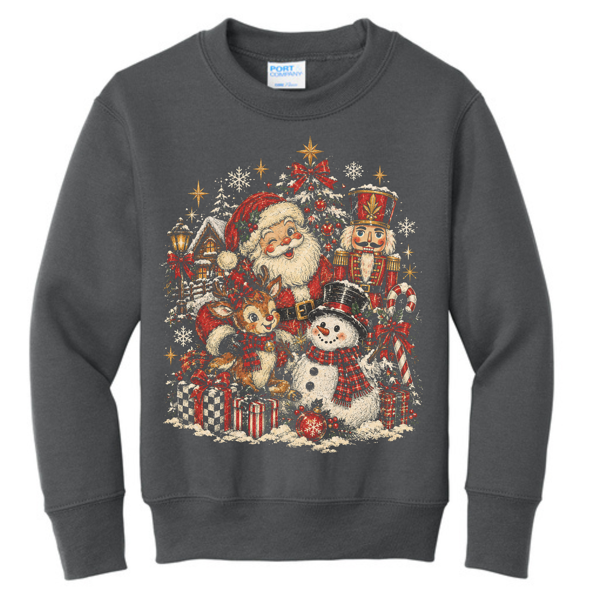 Retro Santa, Frosty, Rudolph, Nutcracker