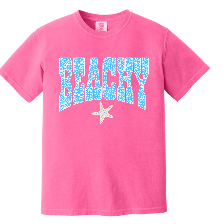 Beachy (Pink Shirt)