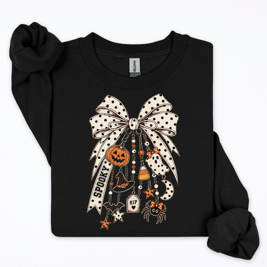 Polk A Dot Spooky Bow