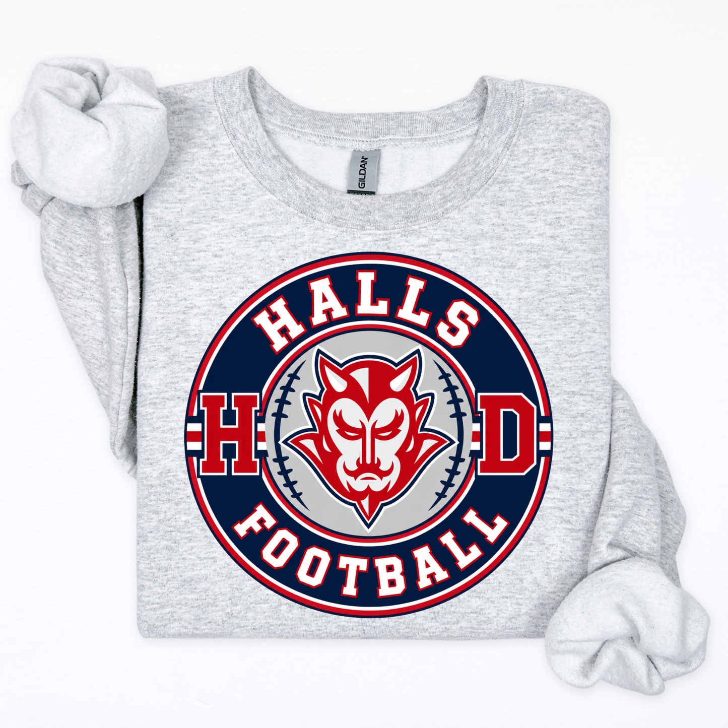 Halls Devils Football- Circle