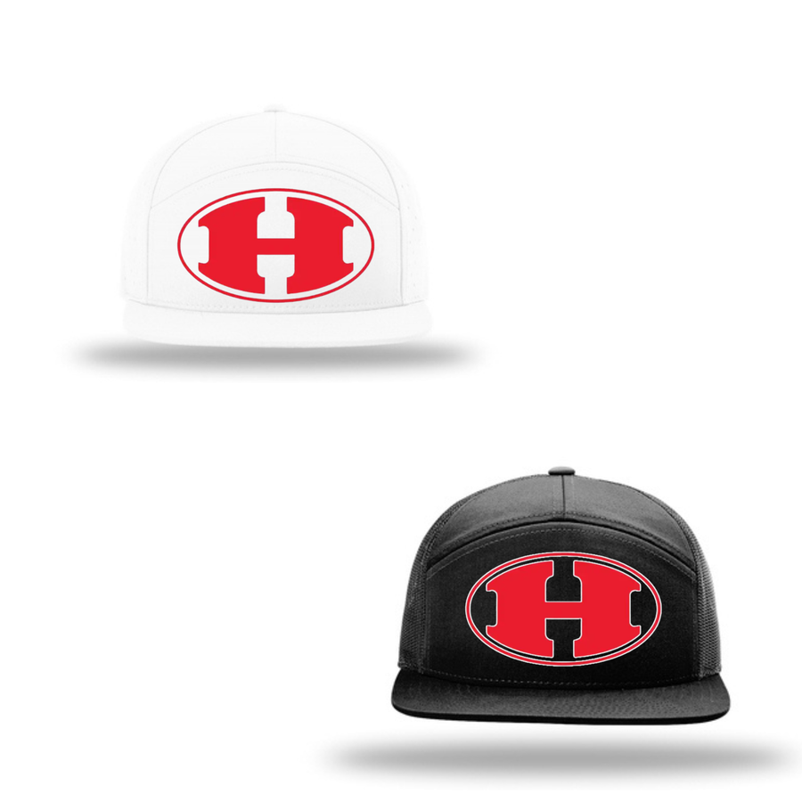Richardson 5 Panel Perforated Snapback- H logo (DTF Press & NO CUSTOMIZATION)