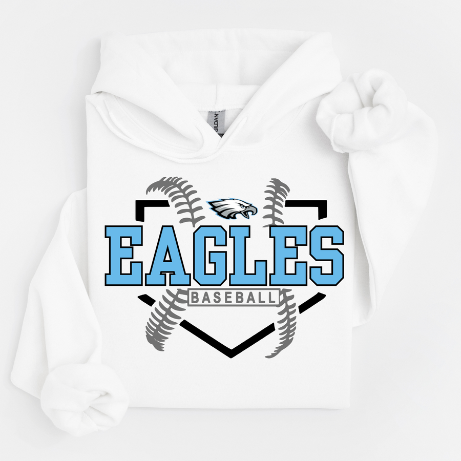 Eagles baseball Seams and Plate