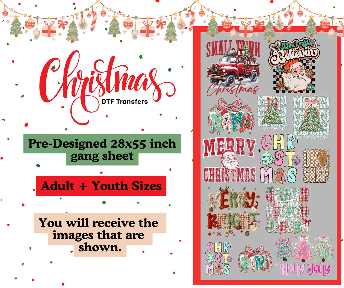 Christmas Transfer Packs