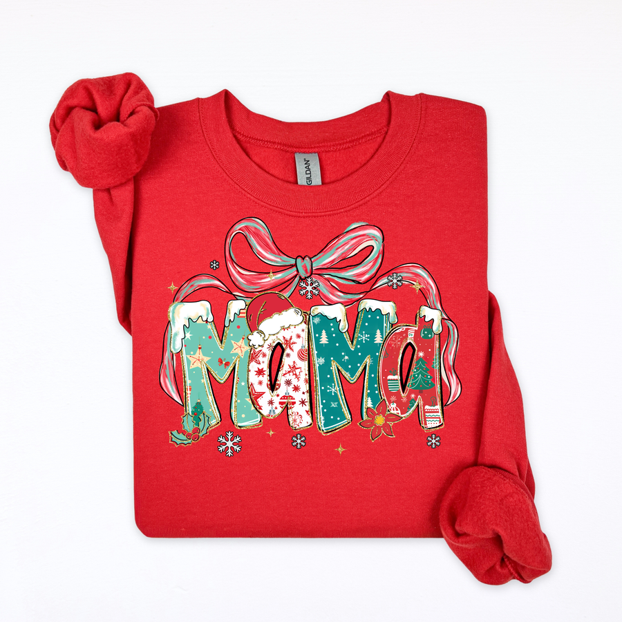 Green and Red Xmas Mama