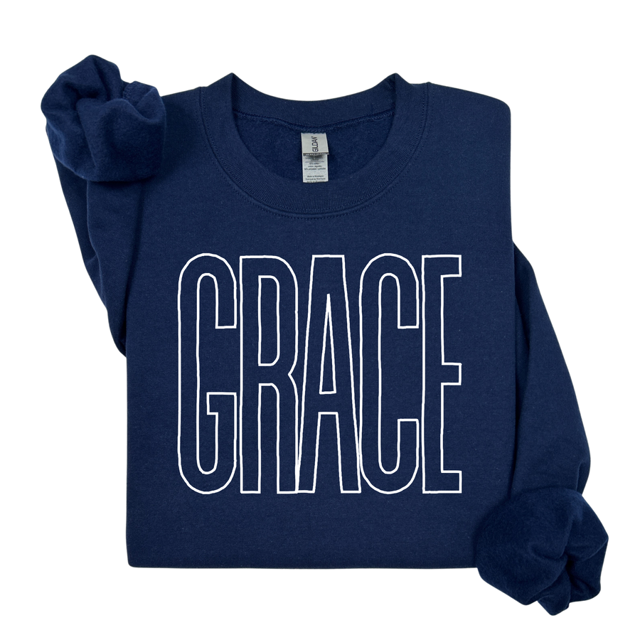 Grace TALL White Letters