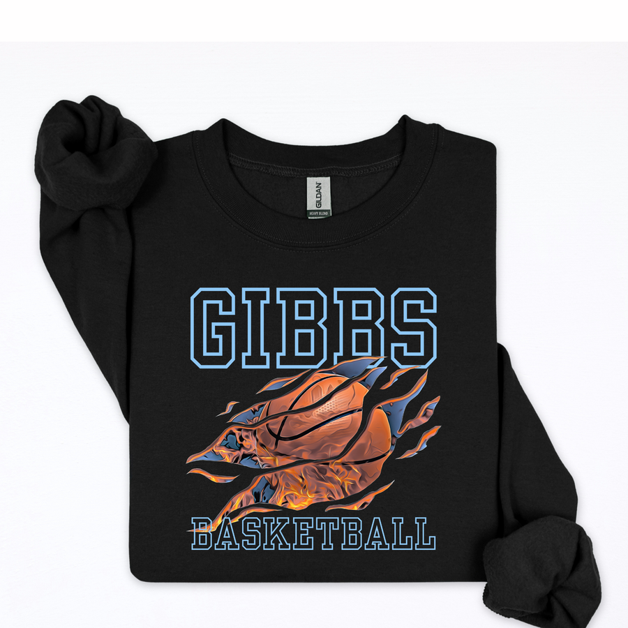 Gibbs Basketball Fire