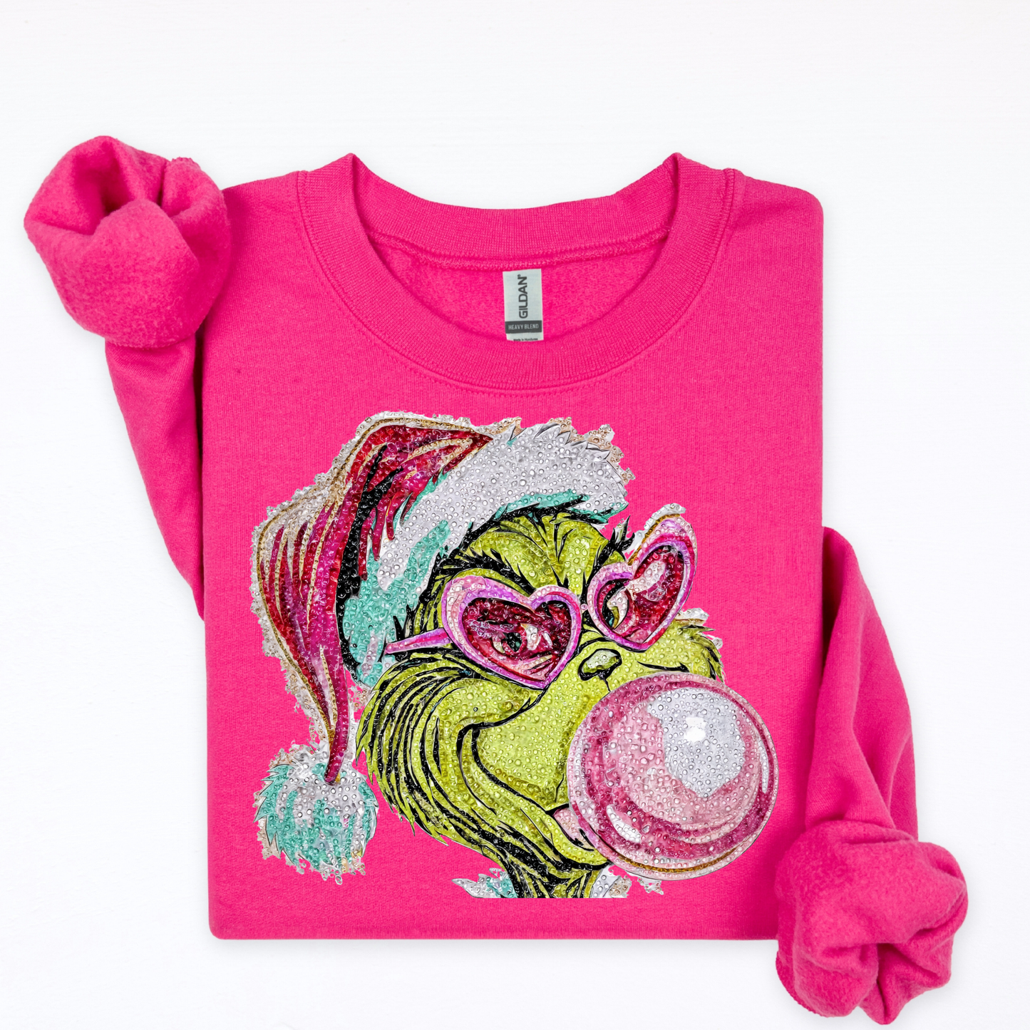 Grinch Pink Bubble