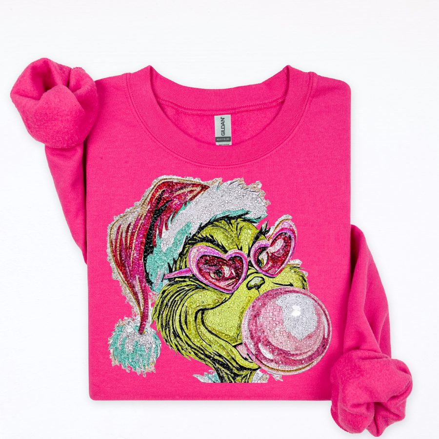 Grinch Pink Bubble
