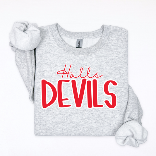 Halls Devils Crewneck