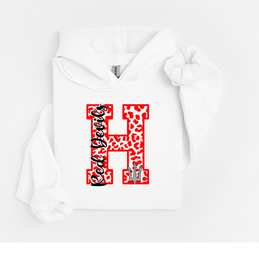 Red Devils Cheetah "H" Hoodie