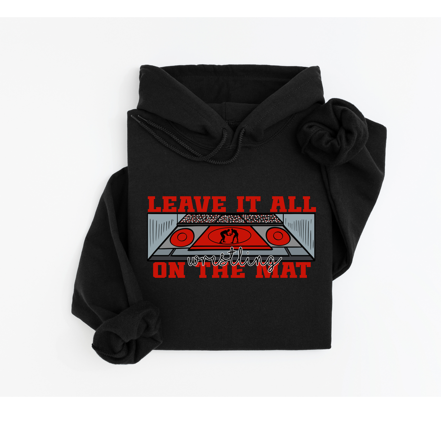 Halls- Leave it all on the mat hoodie
