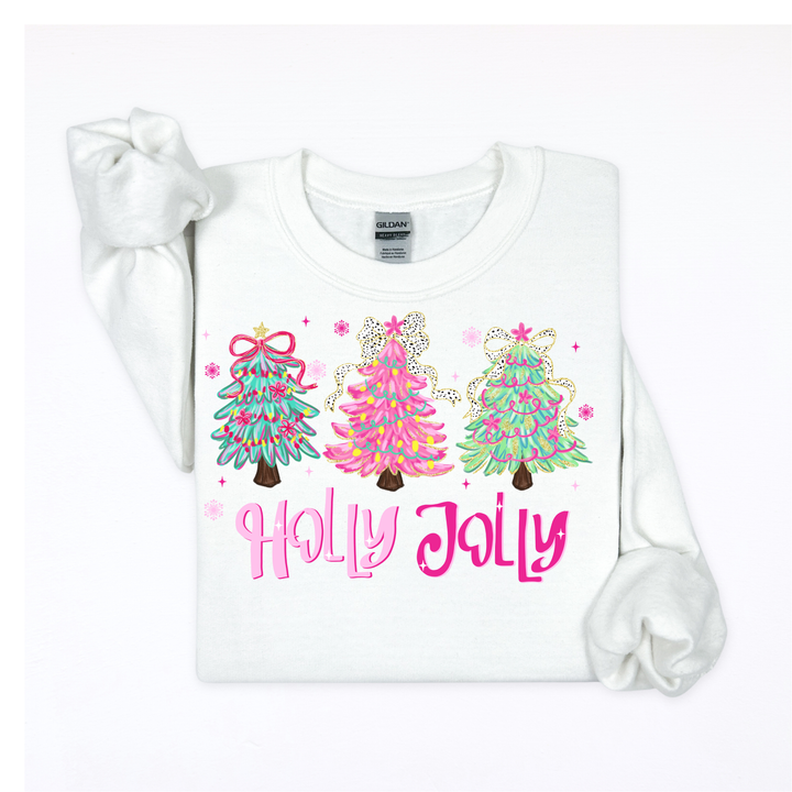 Holly Jolly Pink Crew Neck