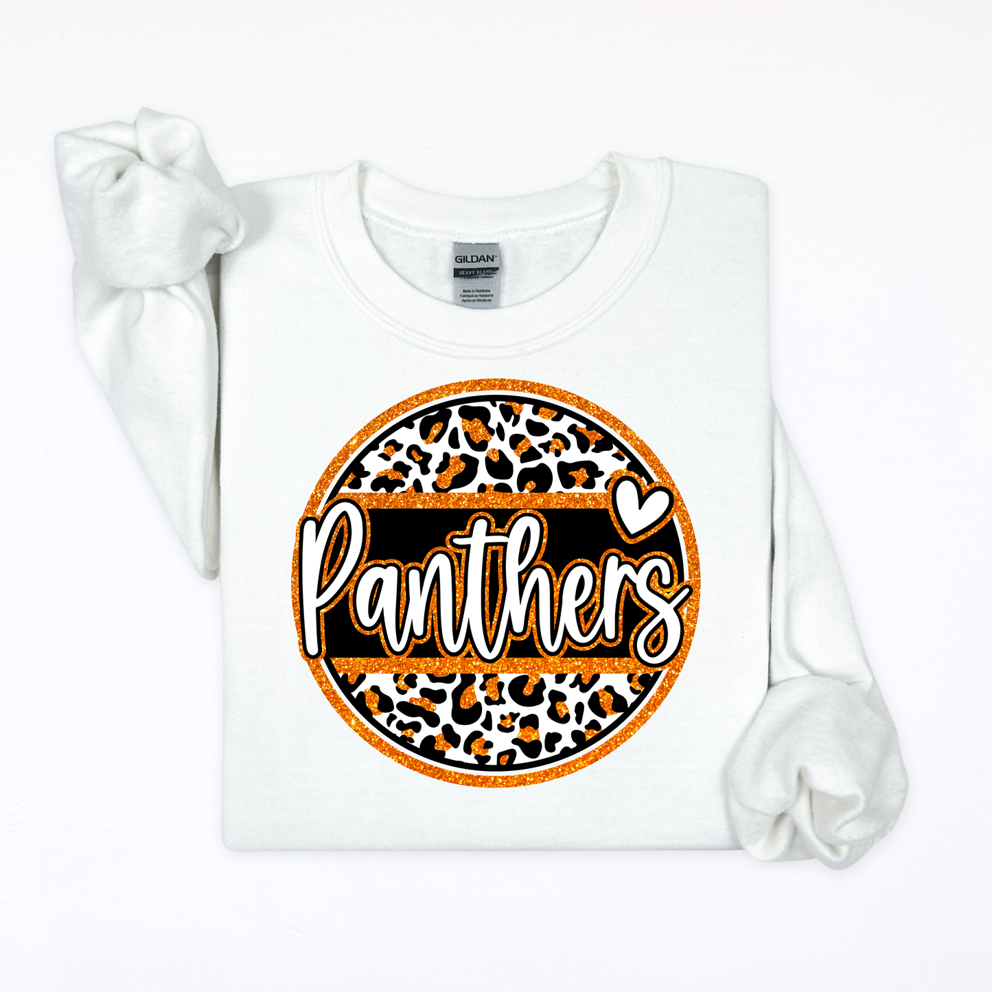 Panthers Orange Glitter