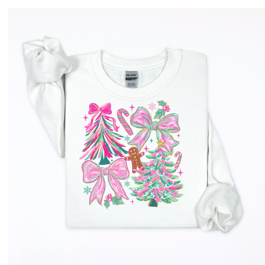 Pink and Green Christmas