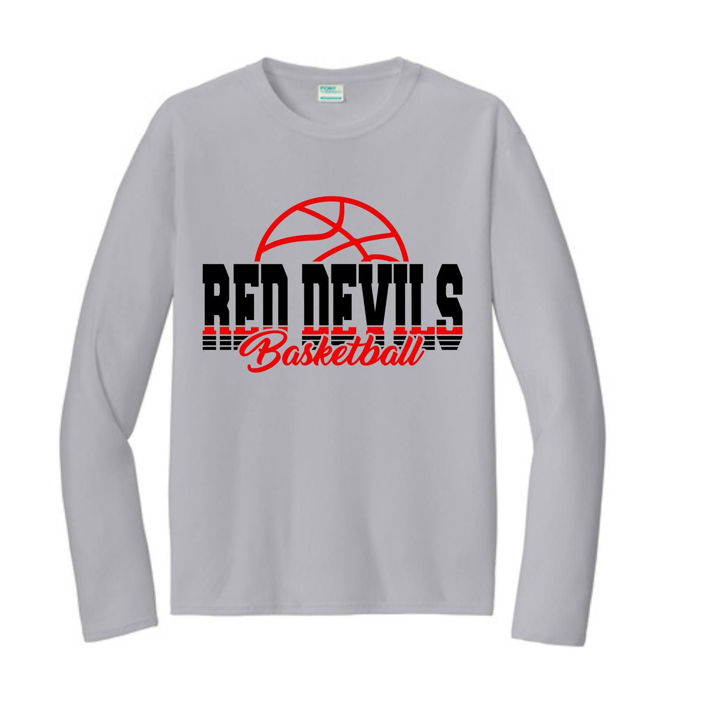 Red Devils Basketball Long Sleeve Dri Fit