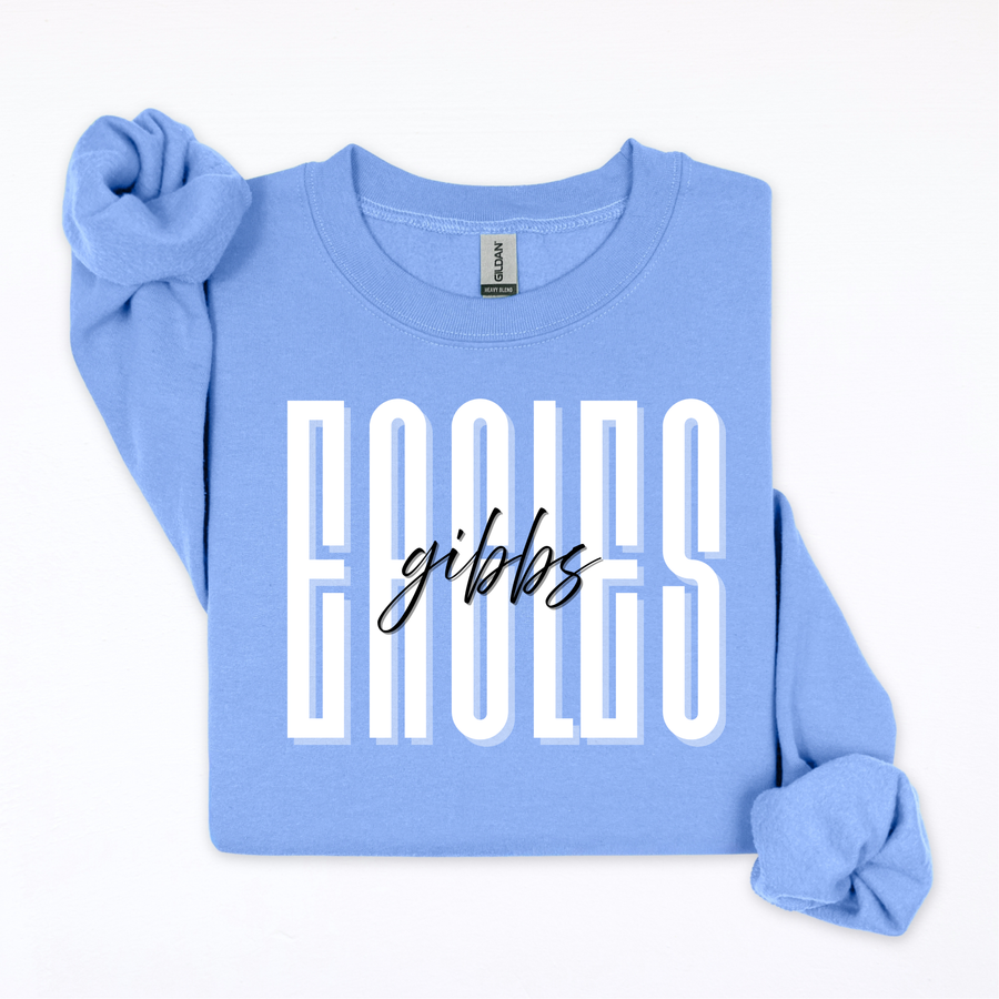 Tall Gibbs Eagles Crew Neck