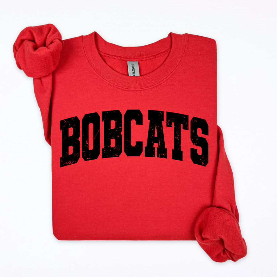 Bobcats Distressed-Black