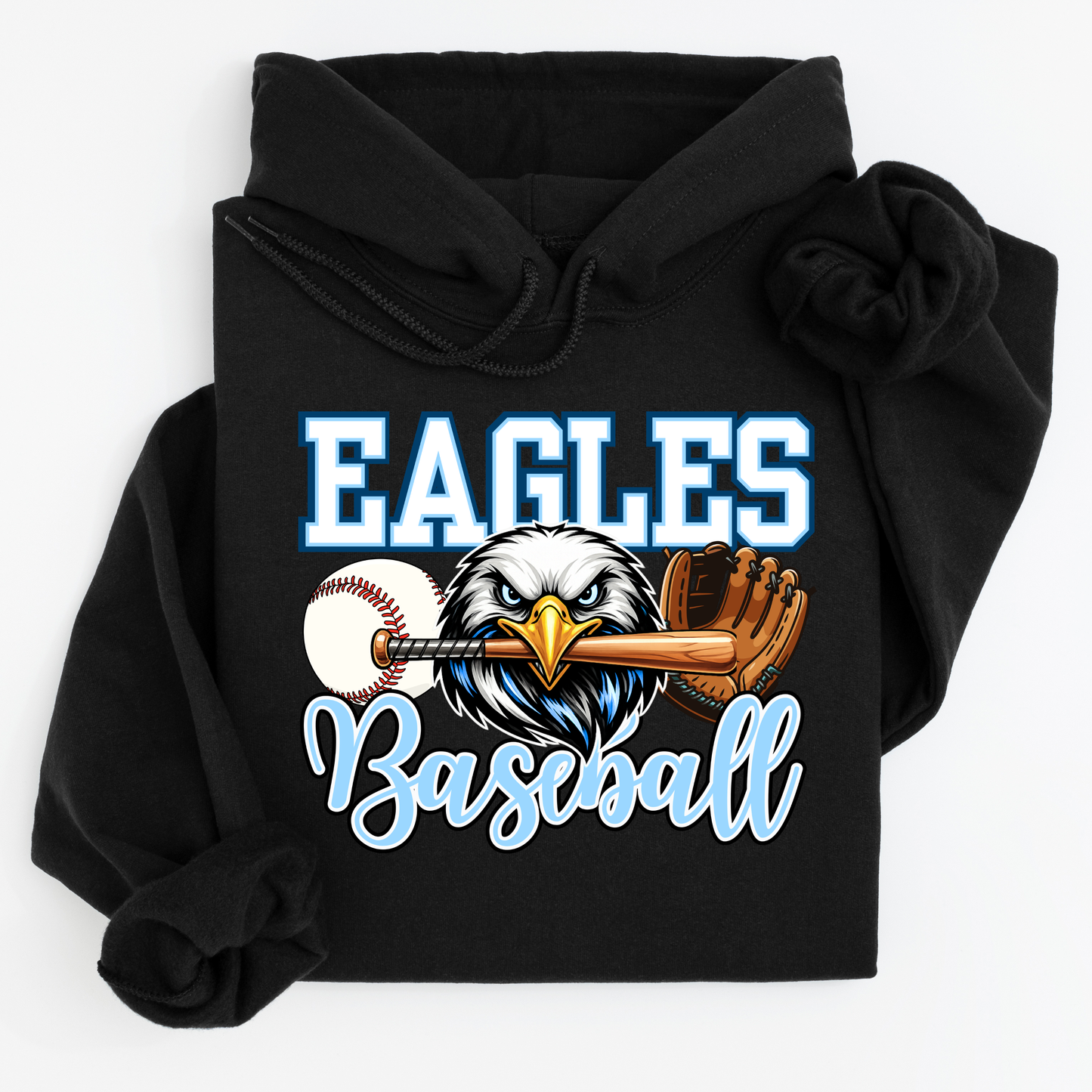 Eagles Baseball with Bat, Ball & Glove