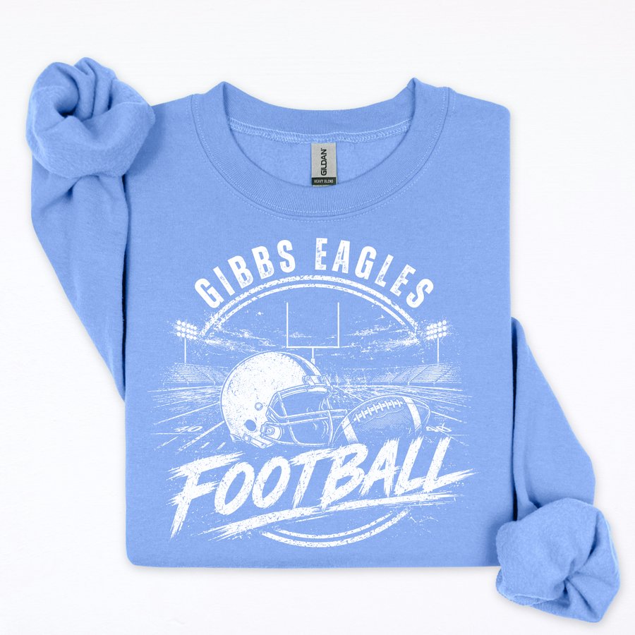 Gibbs Eagles Distressed Football Field