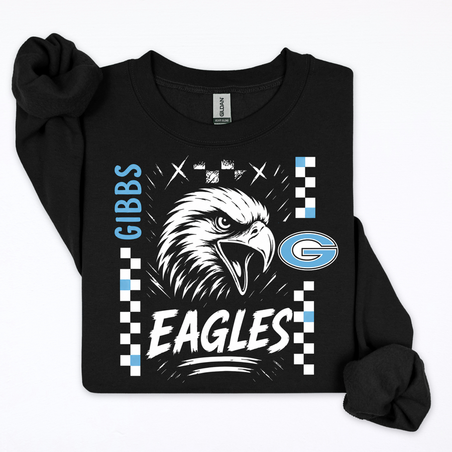 Gibbs Eagles Retro Grunge