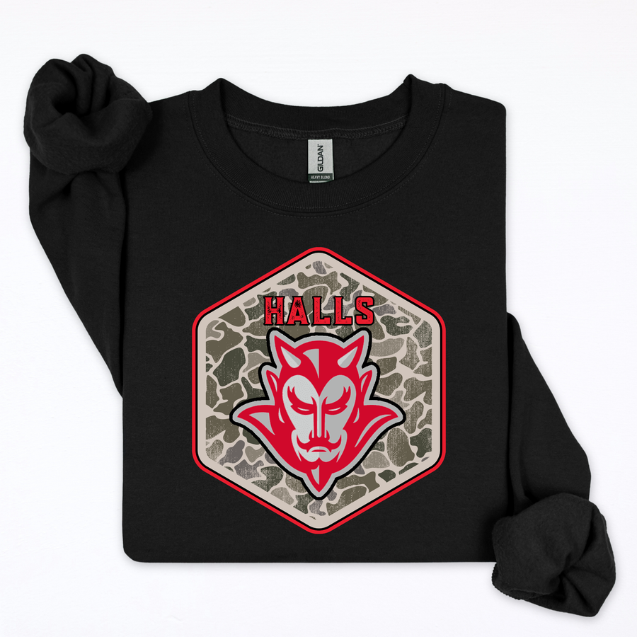 Halls Devils- Camo Patch
